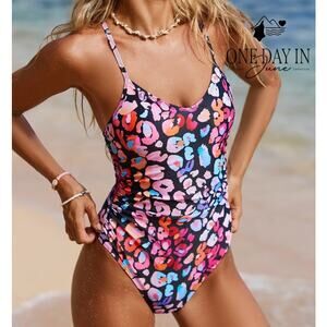 Cupshe Tummy Control One Piece Swimsuit Size M